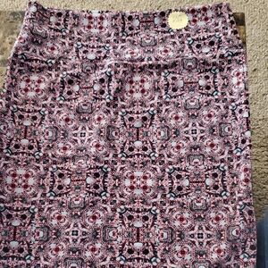 CAS #007 LuLaRoe Cassie Patterned Pencil Skirt